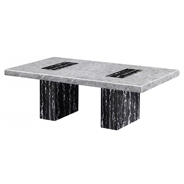 Lotus Marble Coffee Table Natural Stone with Lacquer Finish